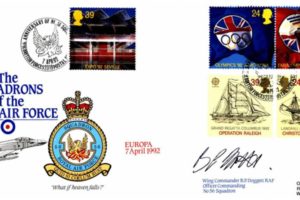 56 Squadron FDC Signed by WC B P Doggett the OC of 56 Squadron