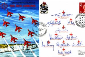 Red Arrows cover Sgd by all pilots and manager