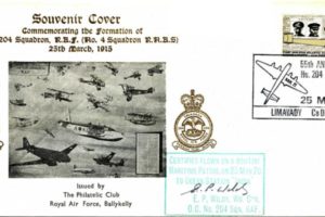 55th Anniversary of 204 Squadron cover Sgd E P Wildy OC of 204 Sq