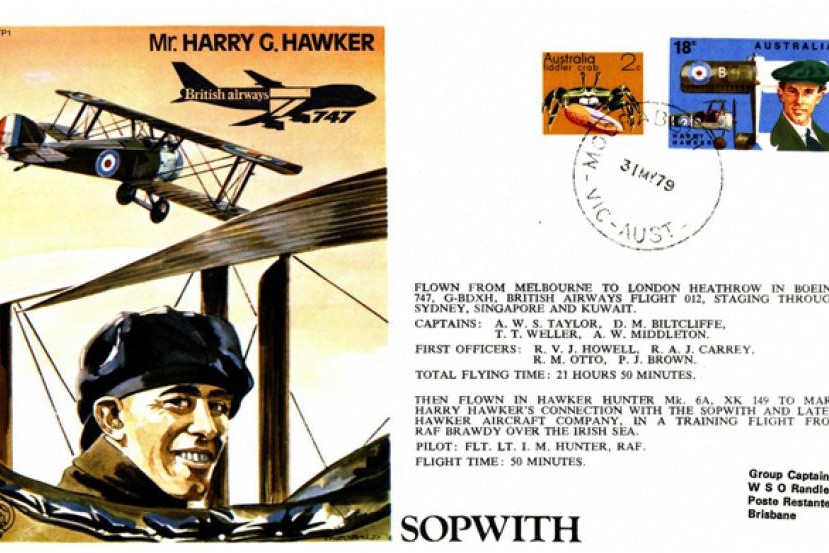 Harry Hawker Test Pilot cover 