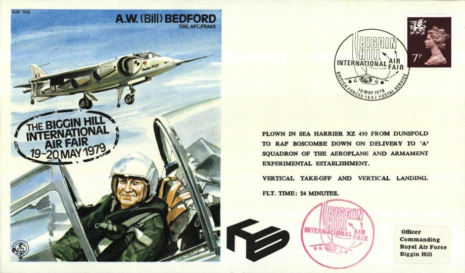 A W Bedford the Test Pilot cover