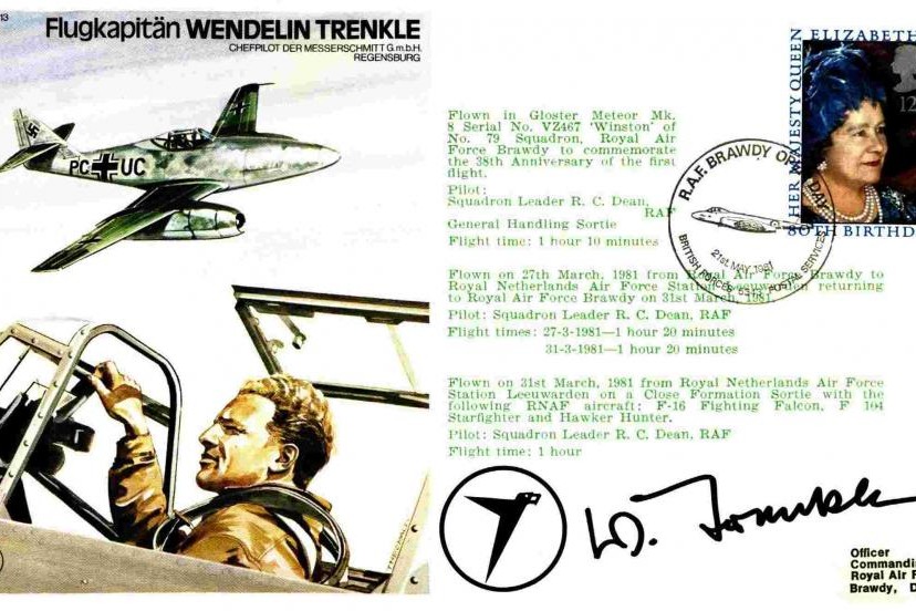 Flugkapitan Wendelin Trenkle the Test Pilot cover Sgd Flugkapitan Wendelin Trenkle