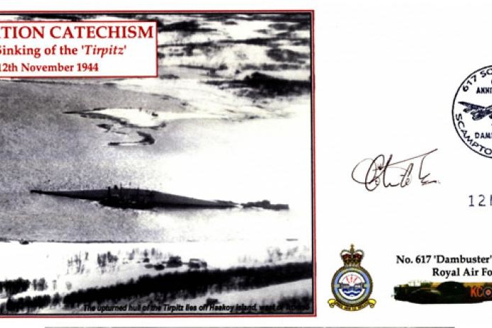 Dambusters 617 Squadron Cover Signed C Cole Tirpitz 