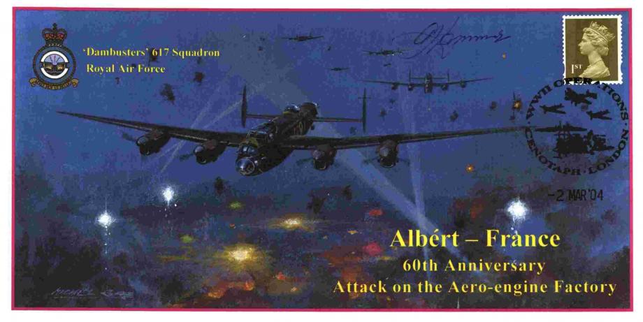 Dambusters 617 Squadron Cover Signed Arthur Lammas Tirpitz