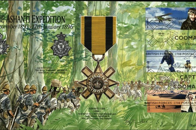 Ashanti Expedition cover Ashanti Star Medal 1895-1896