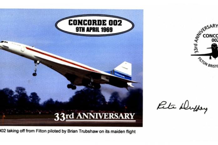 Concorde Cover Signed Peter Duffey
