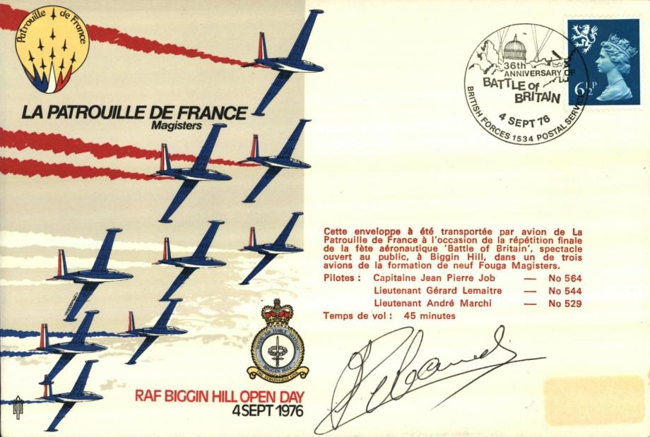 Patrouille de France Magisters cover Sgd pilot