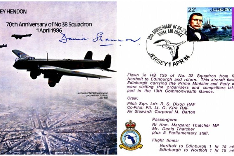 Dambusters 617 Squadron Cover Signed David Shannon Dams