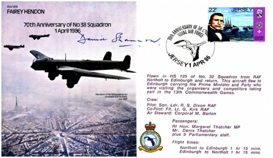 Dambusters 617 Squadron Cover Signed David Shannon Dams