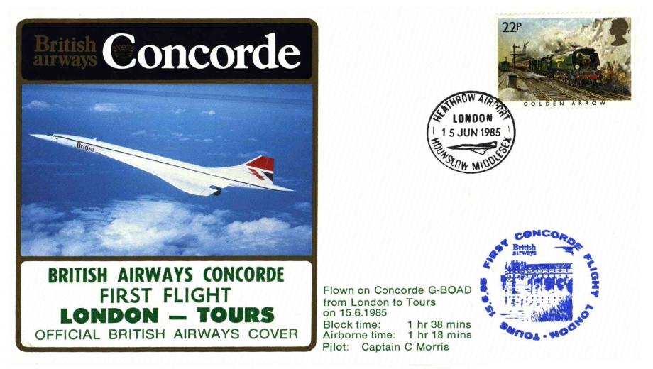 Concorde cover London-Tours