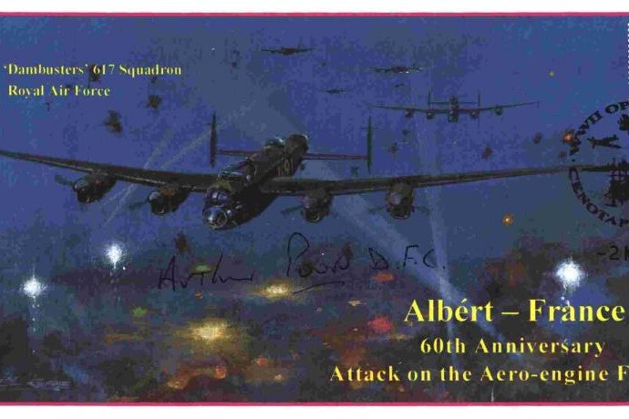 Dambusters 617 Squadron Cover Signed Arthur Poore