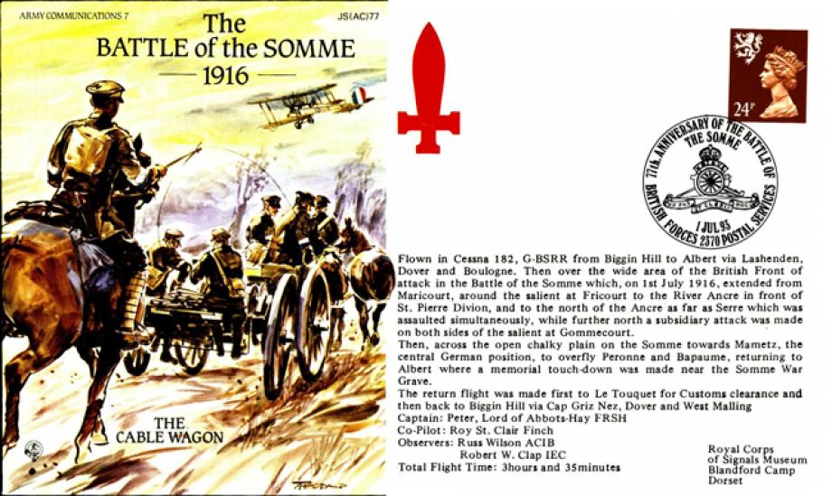 Battle of The Somme cover