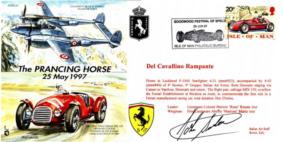 Prancing Horse 1997 cover Sgd John Surtees