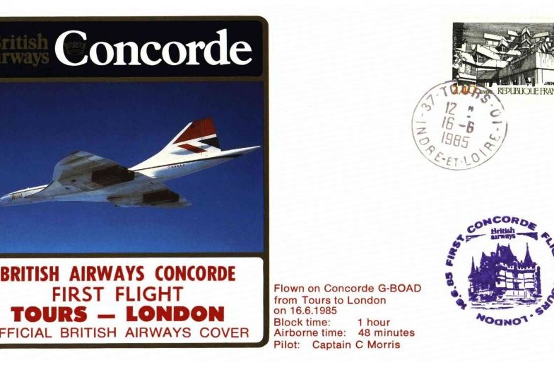 Concorde cover Tours-London