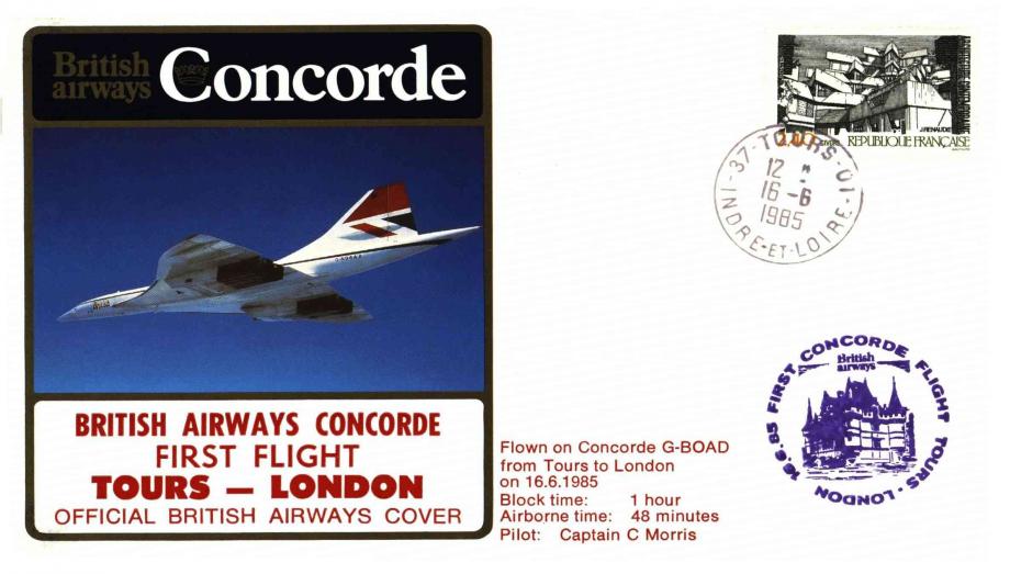 Concorde cover Tours-London