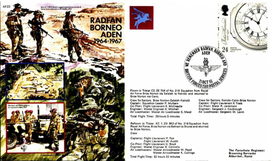 Radfan, Borneo & Aden cover