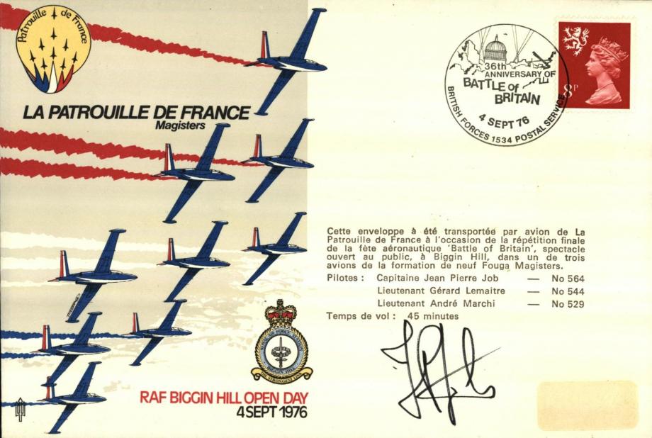 Patrouille de France Magisters cover Sgd pilot