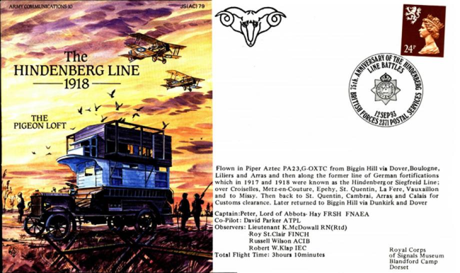 The Hindenberg Line 1918 Cover 