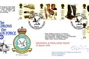 202 Squadron FDC Signed by WC O D Wright the OC 202 Squadron