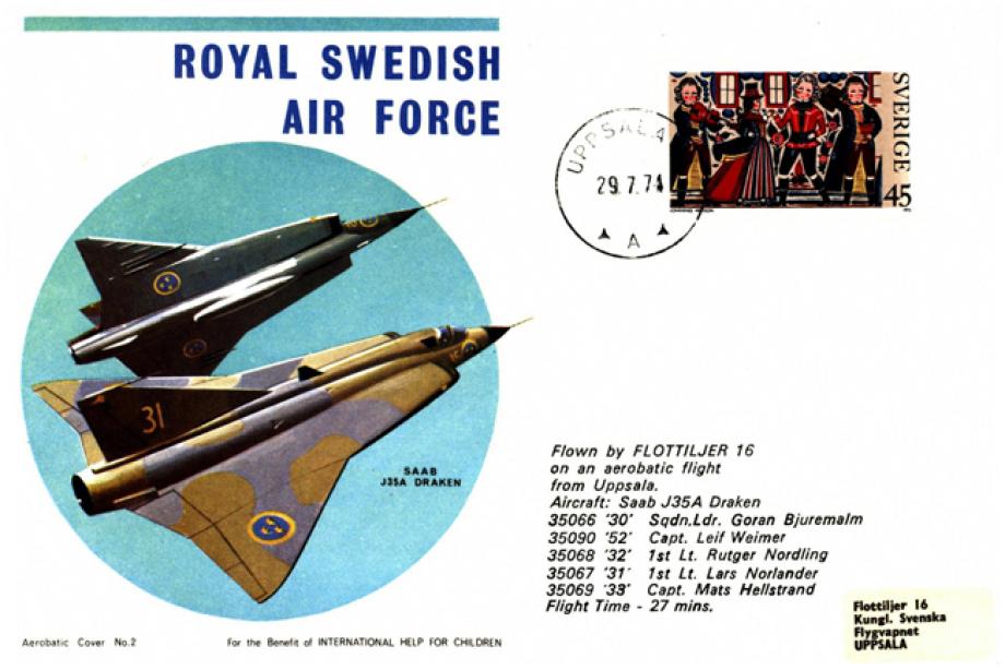 Royal Swedish Air Force cover