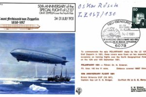 Flight made by the Graf Zeppelin over the North Pole
