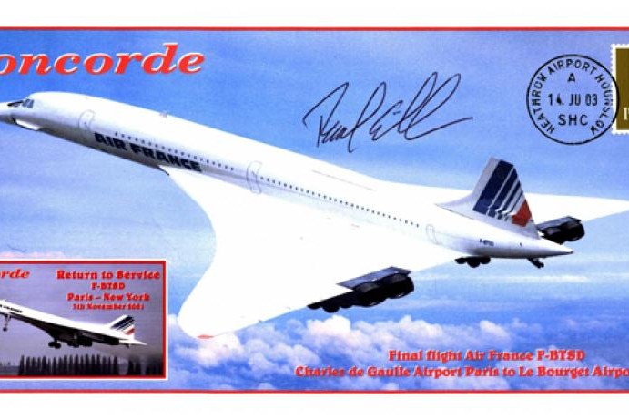Concorde cover Sgd Paul Griffith