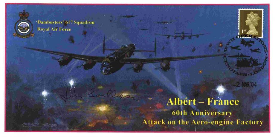 Dambusters 617 Squadron Cover Signed James Soilleux Tirpitz