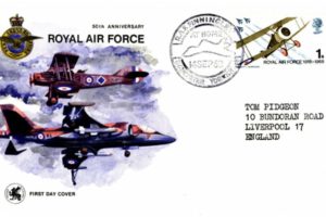 50th Anniversary of The RAF - First Day Cover - 14.9.1968