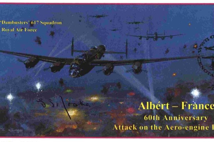 Dambusters 617 Squadron Cover Signed Leonard Rooke