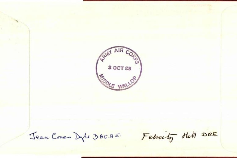 Order of the British Empire OBE cover Signed 2 DBE's