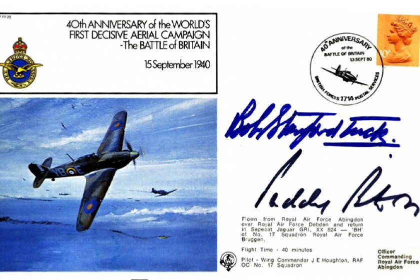 Battle of Britain cover Sgd Stanford-Tuck and Barthrop