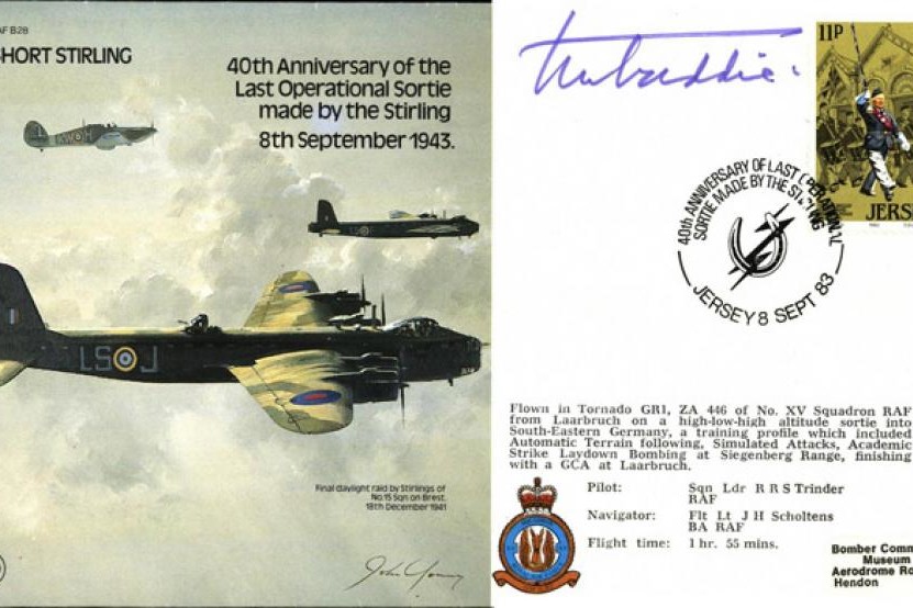 Short Stirling cover Signed Hamish Mahaddie 7 Squadron