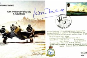 Martin Baltimore cover Signed Laddie Lucas