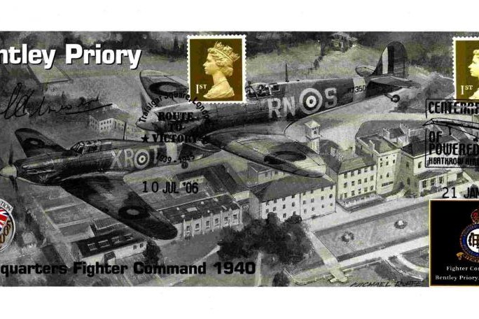Battle of Britain cover Sgd G Unwin a BoB pilot with 19 Sq