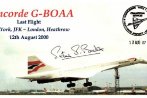 Concorde cover Sgd Peter Baker