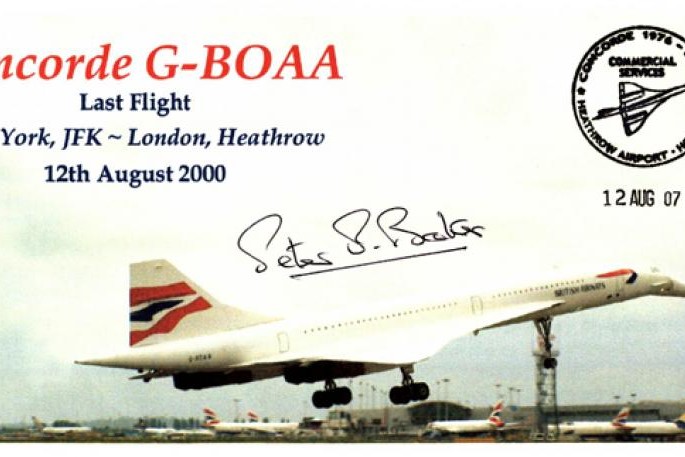 Concorde cover Sgd Peter Baker