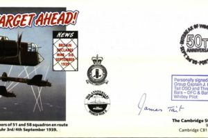 Dambusters 617 Squadron Cover Signed J B Tait Tirpitz