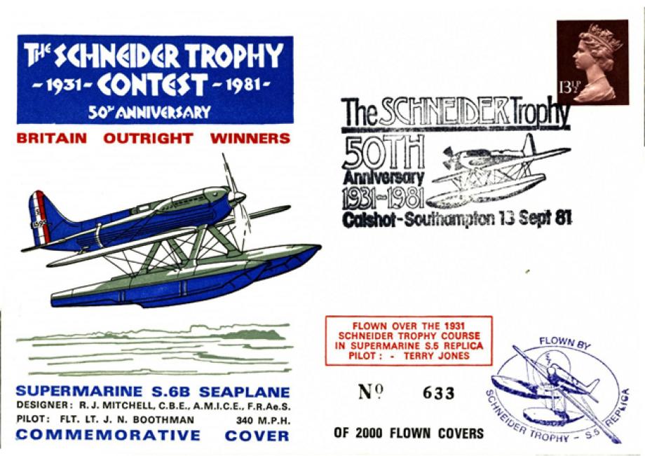 Schneider Trophy cover 50th Ann cover