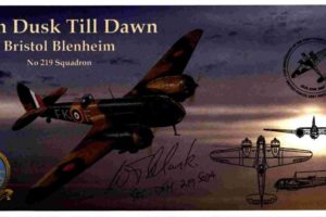 Bristol Blenheim cover Sgd W T Clark 219 Sq