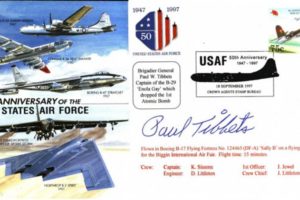 50th Anniversary Of The USAF Cover Signed Tibbets