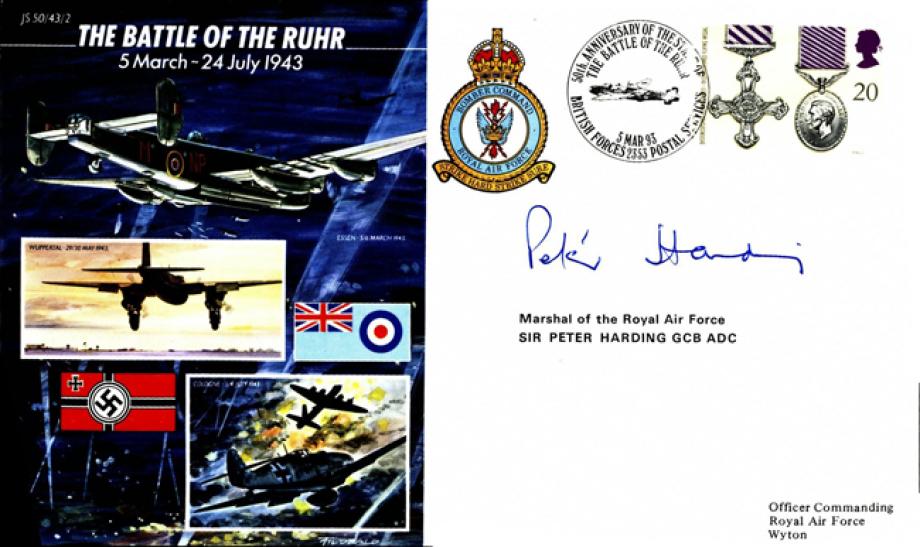 Battle of the Ruhr cover Sgd Sir P Harding