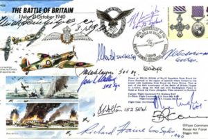 Battle of Britain cover Sgd by 9 BoB pilots