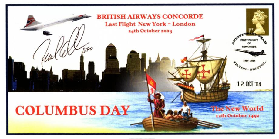 Concorde Cover Signed Paul Griffith