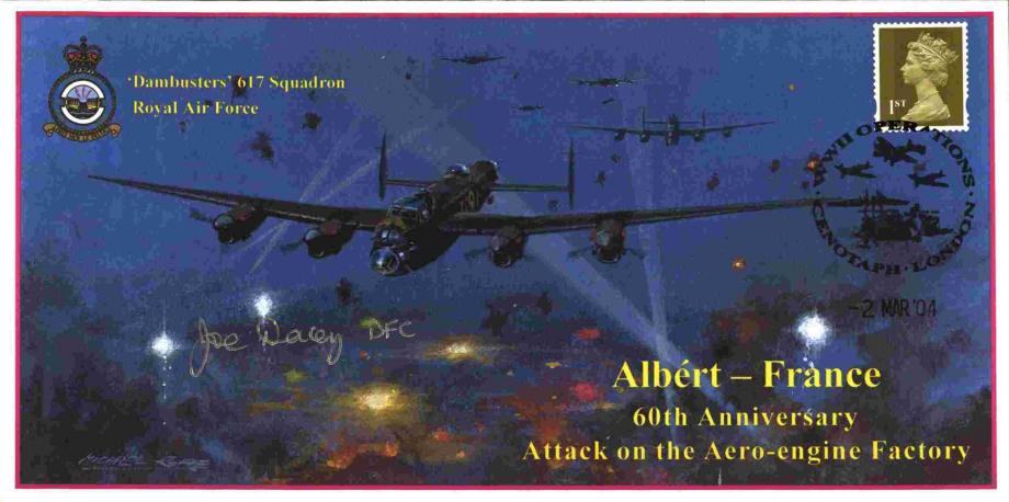 Dambusters 617 Squadron Cover Signed Joseph Dacey