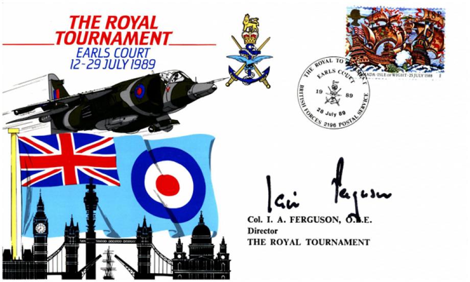 The Royal Tournament - July 1989 cover Signed I Ferguson