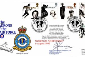 42 Squadron FDC Signed by WC C J Lawrence the OC of 42 Squadron