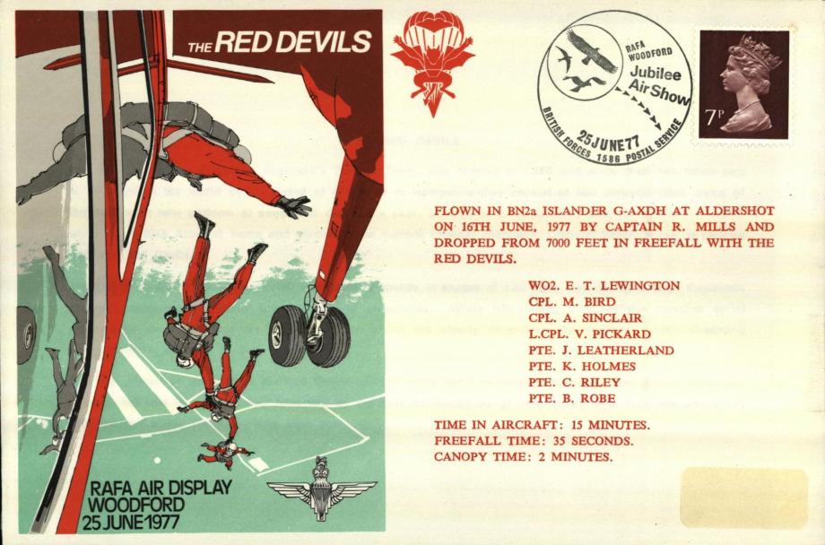 Red Devils cover Sgd Jenny Hanley