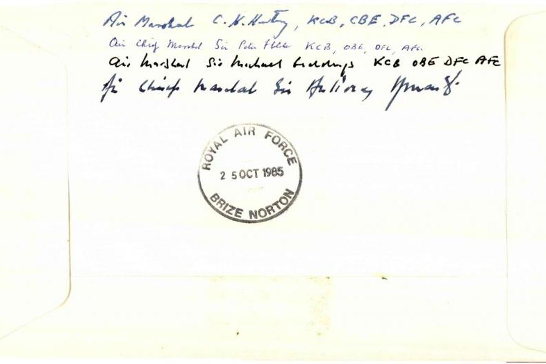 Order of the Bath cover Pilot signed by 4 holders