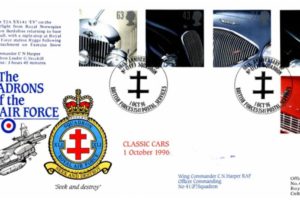 XL1 Squadron FDC Signed by WC C N Harper the OC of 41 Squadron
