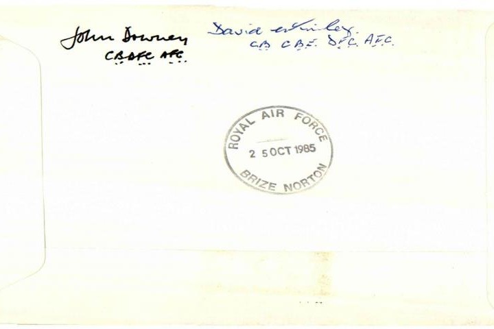 Order of the Bath cover Pilot signed by 2 RAF holders